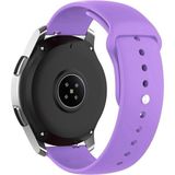 Nezih Case Samsung Galaxy Watch 5 40MM / Watch 5 44MM Uyumlu 20MM Yumuşak Jel Silikon Kordon - Lila
