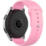 Nezih Case Samsung Galaxy Watch 5 40MM / Watch 5 44MM Uyumlu 20MM Yumuşak Jel Silikon Kordon - Pembe