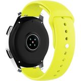 Nezih Case Samsung Galaxy Watch 5 40MM / Watch 5 44MM Uyumlu 20MM Yumuşak Jel Silikon Kordon - Sarı