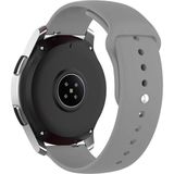 Nezih Case Samsung Galaxy Watch 5 40MM / Watch 5 44MM Uyumlu 20MM Yumuşak Jel Silikon Kordon - Silver