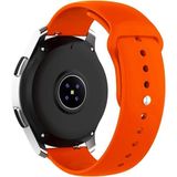 Nezih Case Samsung Galaxy Watch 5 40MM / Watch 5 44MM Uyumlu 20MM Yumuşak Jel Silikon Kordon - Turuncu