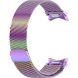 Nezih Case Samsung Galaxy Watch 6 40/44MM - Watch 6 Classic 43/47MM Uyumlu Orijinal Pim Hasır Metal Kordon - Çok Renkli