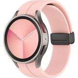 Nezih Case Samsung Galaxy Watch 6 Classic 43 / 47 mm Uyumlu Kordon Magnet Tokalı Silikon Strap - Açık Pembe