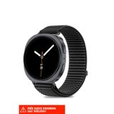 Nezih Case Samsung Galaxy Watch 8 40mm / 44mm / 46mm Classic Uyumlu Hasır Örgü Spor Cırtlı Naylon Pratik Kordon