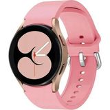 Nezih Case Samsung Galaxy Watch Fe / 4 / 5 / 5 Pro / 6 / 7 40 42 44 46MM Pim Tasarım Tam Uyumlu Silikon Kordon - Barbie Pink