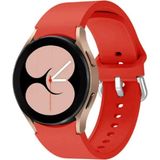 Nezih Case Samsung Galaxy Watch Fe / 4 / 5 / 5 Pro / 6 / 7 40 42 44 46MM Pim Tasarım Tam Uyumlu Silikon Kordon - Karmen Kırmızı