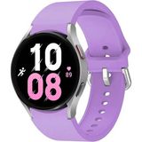 Nezih Case Samsung Galaxy Watch Fe / 4 / 5 / 5 Pro / 6 / 7 40 42 44 46MM Pim Tasarım Tam Uyumlu Silikon Kordon - Lila