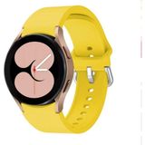 Nezih Case Samsung Galaxy Watch Fe / 4 / 5 / 5 Pro / 6 / 7 40 42 44 46MM Pim Tasarım Tam Uyumlu Silikon Kordon - Limon Sarısı