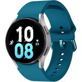 Nezih Case Samsung Galaxy Watch Fe / 4 / 5 / 5 Pro / 6 / 7 40 42 44 46MM Pim Tasarım Tam Uyumlu Silikon Kordon - Petrol Mavisi