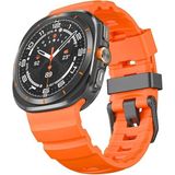 Nezih Case Samsung Galaxy Watch Ultra 47MM Uyumlu Yumuşak Silikon Kordon - Turuncu