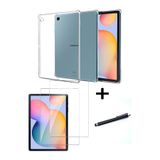 Nezih Case Samsung S6 Lite P610 / P613 / P620 Darbe Emici Kapak + Tam Kapatan Ekran Koruyucu + Dokunmatik Kalem