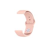 Nezih Case Samsung Samsung Galaxy Watch 3 41mm Klasik Silikon Kordon (SAĞLAM ESNEK DİZAYN) Pudra Pembesi