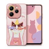 Nezih Case Tecno Spark 10 Pro ile Uyumlu Kamera Korumalı Desenli Silikon Kılıf
