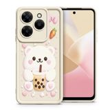 Nezih Case Tecno Spark 10 Pro ile Uyumlu Kamera Korumalı Sevimli Desenli Silikon Kılıf