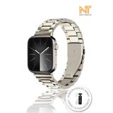 Nezih Case Watch 6/7/8/9/10/se/ultra/ultra2 44/45/49mm / Seri 10 46 / Seri 11 46mm Uyumlu Çelik Kordon