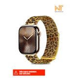 Nezih Case Watch Seri 4/5/6/7/8/9/se 38mm-40mm-41mm Seri 10 42mm /Seri 11 42mm Uyumlu Hasır Metal Kordon