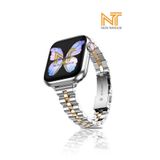 Nezih Case Watch Seri /5/6/7/8/9/10/se 38mm-40mm-41mm Seri 10 42mm / Seri 11 42mm Uyumlu Ince Tasarım Kordon