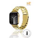 Nezih Case Watch Seri 5/6/7/8/9/se 38/40/41mm Seri 10 42 / Seri 11 42mm Uyumlu Çelik Ayarlanır Pim Metal Kordon