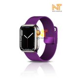Nezih Case Watch Seri 5/6/7/8/9/se 38/40/41mm Seri 10 42 / Seri 11 42mm Uyumlu Hasır Metal Kordon