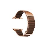 Nezih Case Watch Seri 5/6/7/8/9/se 38/40/41mm Seri 10 42 / Seri 11 42mm Uyumlu Magnetic Deri Tasarım Kordon