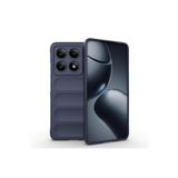 Nezih Case Xiaomi 14T Pro Uyumlu Esnek Oyuklu Arka Yüzey Tasarımlı Silikon Kapak Kılıf, Lacivert