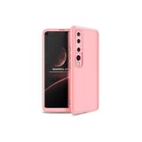 Nezih Case Xiaomi Mi 10 ile Uyumlu Sert Silikon Kılıf, Mat Görünüm, Ultra İnce, Rose Gold