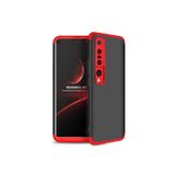 Nezih Case Xiaomi Mi 10 Pro ile Uyumlu Sert Silikon Kılıf, Mat Görünüm, Ultra İnce, Siyah/Kırmızı