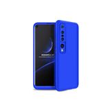 Nezih Case Xiaomi Mi 10 Pro ile Uyumlu Sert Silikon Kılıf, Mat Tasarım, Mavi