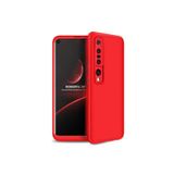 Nezih Case Xiaomi Mi 10 Pro Uyumlu Sert Silikon Kılıf, Mat Görünüm Ultra İnce, Kırmızı