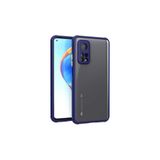 Nezih Case Xiaomi Mi 10T 5G Uyumlu Renkli Tırtıklı Kenarlı Silikon Kılıf, Lacivert