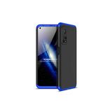 Nezih Case Xiaomi Mi 10T 5G Uyumlu Sert Silikon Kılıf, Mat Görünüm Ultra İnce, Siyah/Mavi