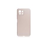 Nezih Case Xiaomi Mi 11 Lite ile Uyumlu Kamera Korumalı Esnek Yumuşak Silikon Kılıf, Gold