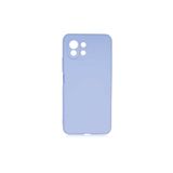 Nezih Case Xiaomi Mi 11 Lite Uyumlu Kadife İç Yüzeyli Silikon Kılıf, Lila