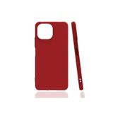 Nezih Case Xiaomi Mi 11 Lite Uyumlu Soft Silikon Kılıf, Kırmızı
