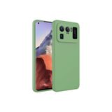 Nezih Case Xiaomi Mi 11 Ultra ile Uyumlu Kılıf, Kamera Korumalı, Kadife İç Yüzeyli, Silikon Kapak, Açık Yeşil