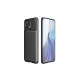 Nezih Case Xiaomi Mi 11 Uyumlu Deri Görünüm Silikon Kılıf, Siyah