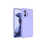 Nezih Case Xiaomi Mi 11T Pro Uyumlu Kılıf, Kamera Korumalı, Kadife İç Yüzeyli Silikon Kapak, Lila