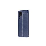 Nezih Case Xiaomi Mi 12T / Mi 12T Pro Uyumlu, Deri Tasarım, Ultra Koruma, Silikon Kılıf, Lacivert