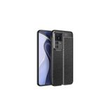 Nezih Case Xiaomi Mi 12T / Mi 12T Pro Uyumlu, Deri Tasarım, Ultra Koruma, Silikon Kılıf, Siyah