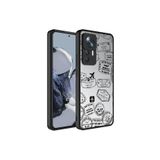 Nezih Case Xiaomi Mi 12T Uyumlu Aynalı Desenli Kamera Korumalı Parlak Kapak Kılıf, Seyahat