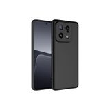 Nezih Case Xiaomi Mi 13 Pro ile Uyumlu Kılıf, Kamera Korumalı, Kadife İç Yüzeyli, Silikon Kapak, Siyah