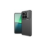 Nezih Case Xiaomi Mi 14 Pro ile Uyumlu, Kamera Korumalı, Karbon Tasarım, Silikon Kılıf, Siyah