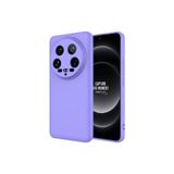Nezih Case Xiaomi Mi 14 Ultra ile Uyumlu Kılıf, Kadife İç Yüzeyli, Kamera Korumalı, Silikon Kapak, Lila