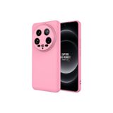 Nezih Case Xiaomi Mi 14 Ultra ile Uyumlu Kılıf, Kadife İç Yüzeyli, Kamera Korumalı, Silikon Kapak, Pembe