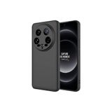 Nezih Case Xiaomi Mi 14 Ultra ile Uyumlu Kılıf, Kadife İç Yüzeyli, Kamera Korumalı, Silikon Kapak, Siyah