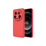 Nezih Case Xiaomi Mi 14 Ultra ile Uyumlu Kılıf, Kamera Korumalı, Kadife İç Yüzeyli, Silikon Kapak, Kırmızı
