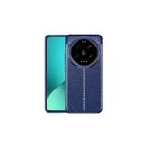 Nezih Case Xiaomi Mi 14 Ultra Uyumlu Kılıf, Kamera Korumalı, Deri Görünümlü, Dikiş Desenli, Lacivert