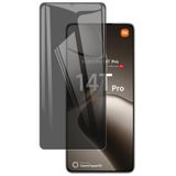 Nezih Case Xiaomi Mi 14T-Mİ 14T Pro Uyumlu 5d Privacy (HAYALET) Cam Ekran Koruyucu Siyah