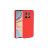 Nezih Case Xiaomi Mi 14T Uyumlu Kadife İç Yüzeyli Silikon Kılıf, Kırmızı