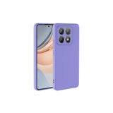 Nezih Case Xiaomi Mi 14T Uyumlu Kadife İç Yüzeyli Silikon Kılıf, Lila